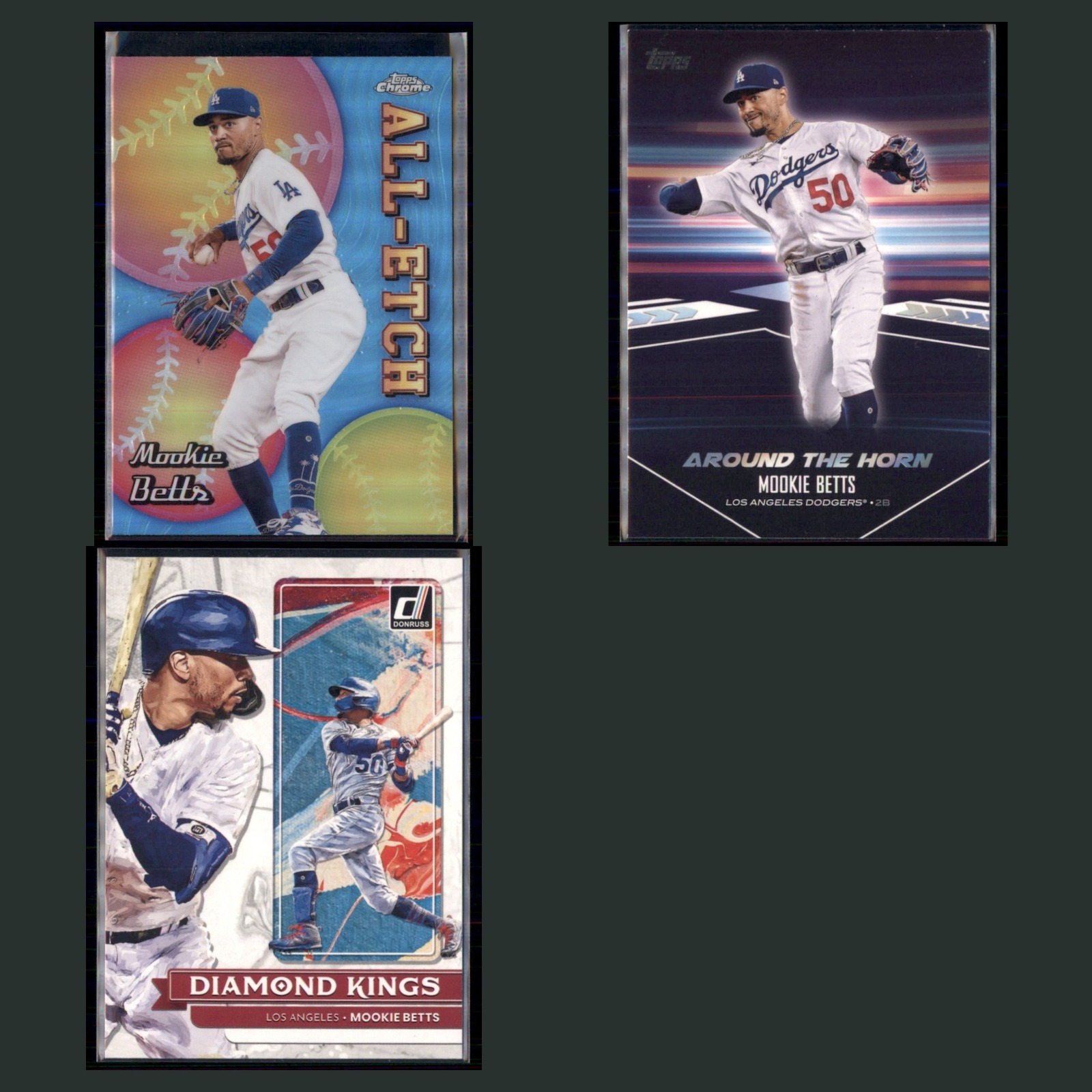 Los Angeles Angels Lot 3 Baseball Cards 2024 Topps Chrome All-Etch Angels Set NM card scans. Overall card condition is Near Mint.