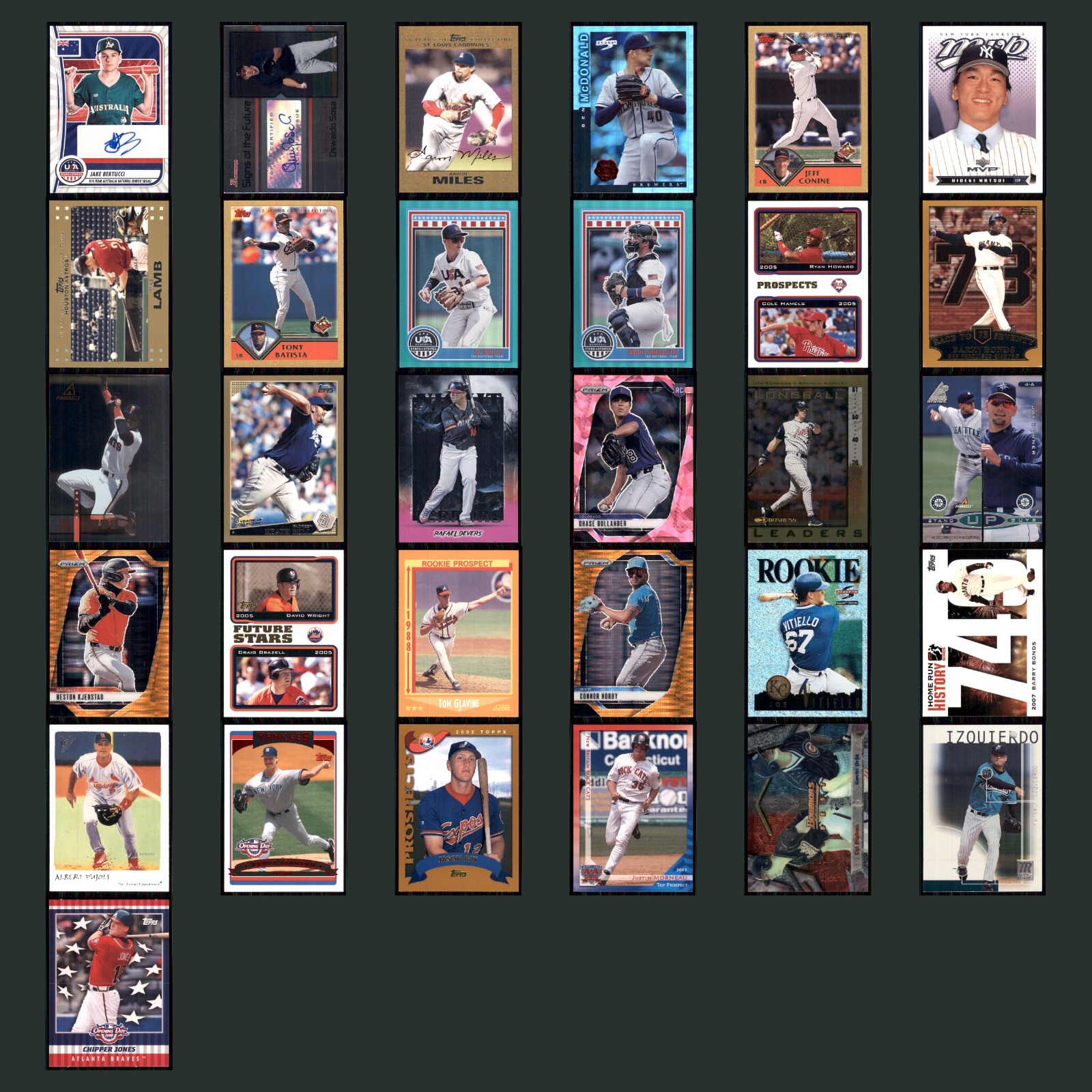 Baseball Card Lot 31 Cards Autos #d SPs SSPs Topps Gold Inserts Parallels Rookie card scans. Overall card condition is Near Mint.